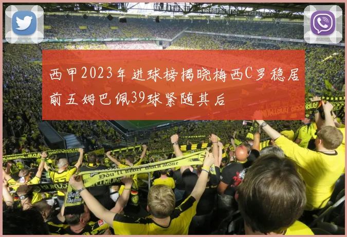 西甲2023年进球榜揭晓梅西C罗稳居前五姆巴佩39球紧随其后